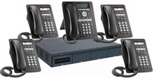 Imagen de Avaya centralita IP Office 500 V2 con 5 teléfonos y 4 líneas analógicas
