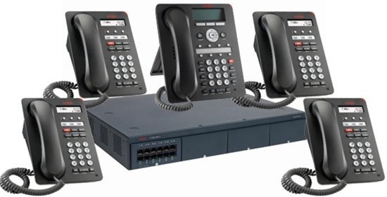 Imagen de Avaya centralita IP Office 500 V2 con 20 teléfonos IP y 4 RDSI