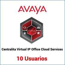Servicio de centralita virtual basado en Avaya IP Office para 10 usuarios