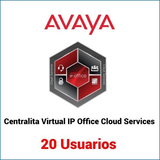 Servicio de centralita virtual basado en Avaya IP Office para 20 usuarios