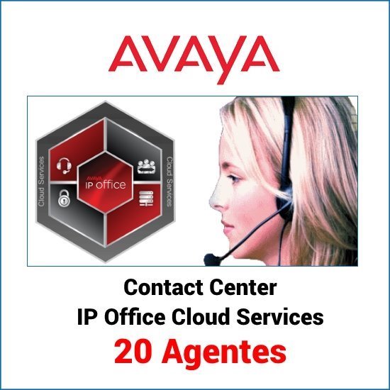 Avaya Call Reporting IP Office Cloud Services 20 agentes